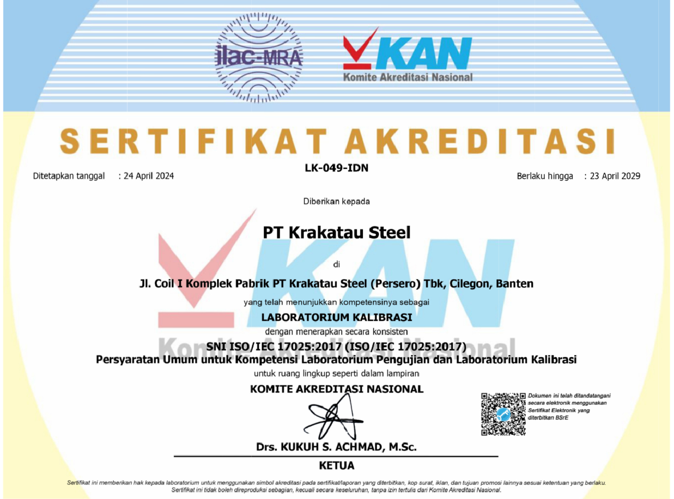 ISO IEC 170252017 Lab Kalibrasi LK-049-IDN